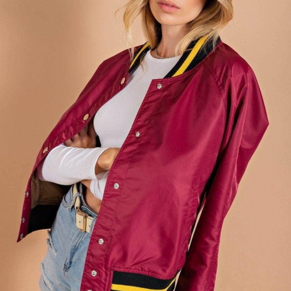 Kori Jacket Baseball Varsity Bomber NWT - Picture 2 of 5